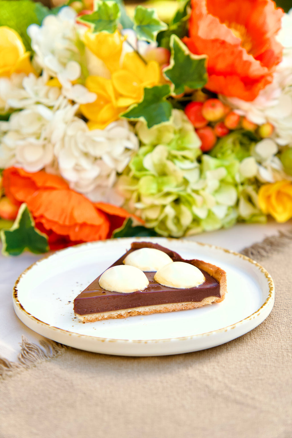 Gluten Free S'more chocolate marshmallow tart (6 portions)