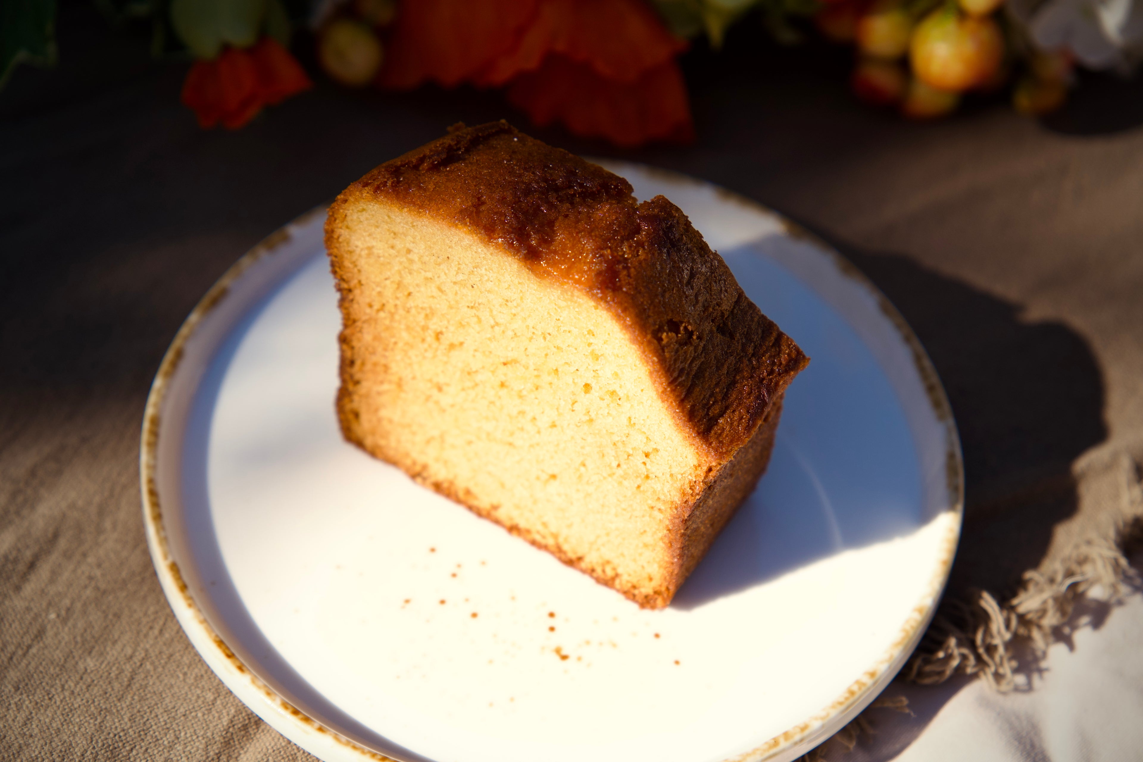 Our Olive oil cake & Orange Liquor "Grand Marnier" (6 large portions)