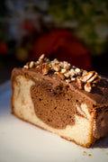 Glazed Marble Vanilla cake & Walnut (7 units)